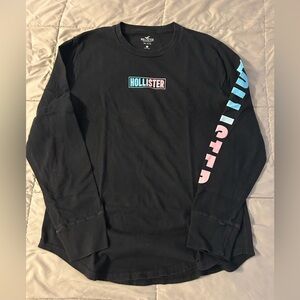 black long sleeve shirt hollister